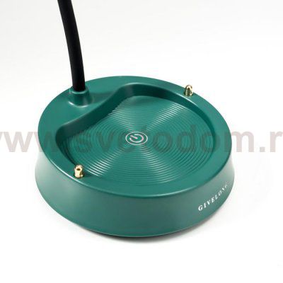 Настольная лампа с диммером 16299/1GR LED 4Вт USB АКБ 3000-6000К зеленый 12,3х12,3х37 см