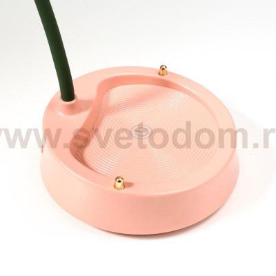 Настольная лампа с диммером 16300/1RD LED 4Вт USB АКБ 3000-6000К персик 12,3х12,3х37 см
