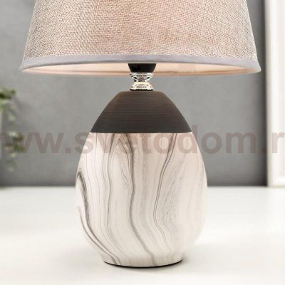 Лампа настольная 16305/1GR E14 40Вт серый 20х20х31 см