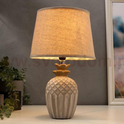 Лампа настольная 16307/1 E14 40Вт серый 22х22х37 см