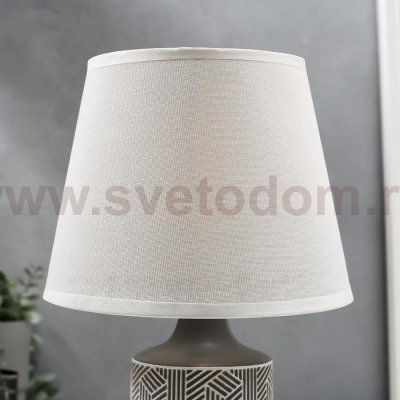 Лампа настольная 48475/1GR E14 40Вт серый 20х20х31,5 см