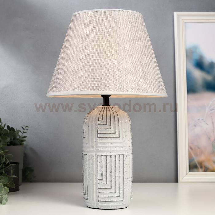 Лампа настольная 16311/1GR E14 40Вт серый 27х27х44 см