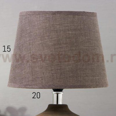 Лампа настольная 16412/1 E14 40Вт кофе 20х20х30 см