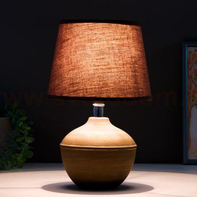 Лампа настольная 16412/1 E14 40Вт кофе 20х20х30 см