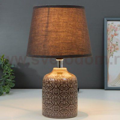 Лампа настольная 16413/1 E14 40Вт серый 20х20х32 см