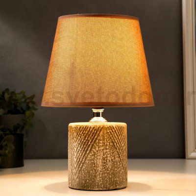 Лампа настольная 16414/1BR E14 40Вт серо-коричневый 20х20х28 см