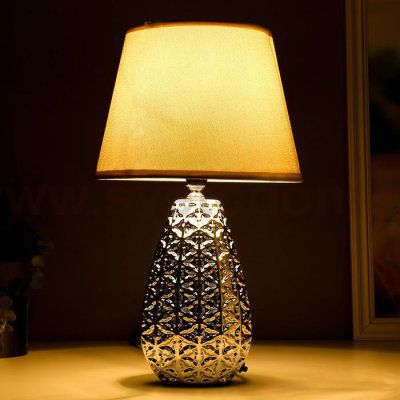 Лампа настольная 16417/1SL E14 40Вт серебро 22х22х38 см