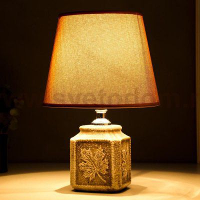 Лампа настольная 16424/1GR E14 40Вт серый 20х20х27 см