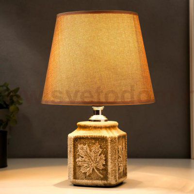 Лампа настольная 16424/1GR E14 40Вт серый 20х20х27 см