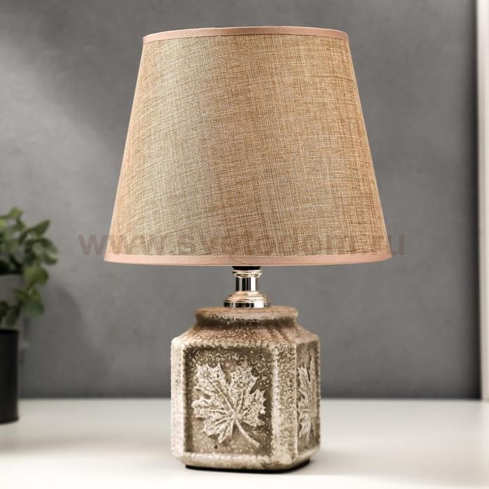 Лампа настольная 16424/1GR E14 40Вт серый 20х20х27 см