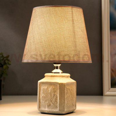 Лампа настольная 16424/1BL E14 40Вт серый 20х20х27 см