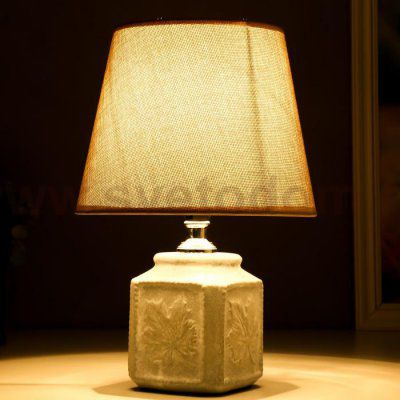 Лампа настольная 16424/1BL E14 40Вт серый 20х20х27 см