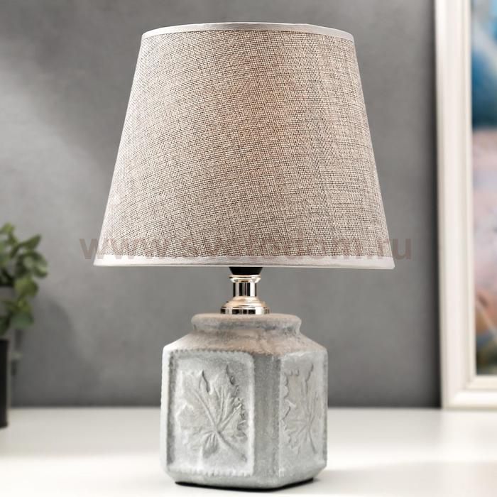 Лампа настольная 16424/1BL E14 40Вт серый 20х20х27 см