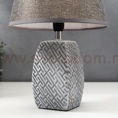 Лампа настольная 16444/1GR E14 40вт серый 22х22х34 см