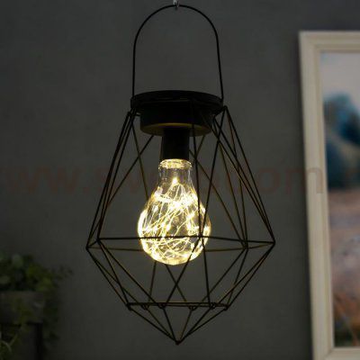 Ночник лофт 16455/1 LED от батареек 3хАА черный 21,5х21,5х26,5 см