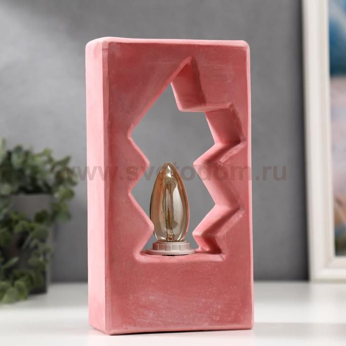 Лампа настольная 16599/1RD E14 40Вт красный 13х7,5х24,5 см