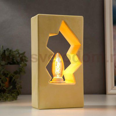 Лампа настольная 16599/1YL E14 40Вт желтый 13х7,5х24,5 см