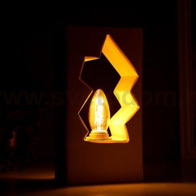 Лампа настольная 16599/1YL E14 40Вт желтый 13х7,5х24,5 см