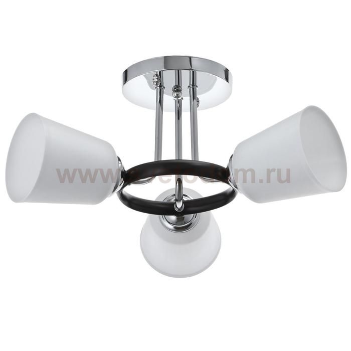 Люстра 5638/3 3х15Вт Е27 черный 54х54х26 см МОДЕЛЬ:GMN-0121