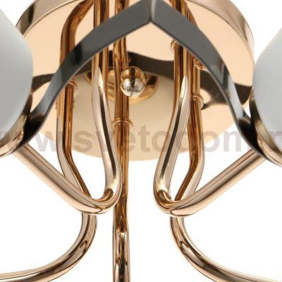 Люстра 1701/5 5х12Вт Е27 хром/черный МОДЕЛЬ:GMN-0145