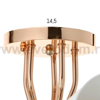 Люстра 1701/5 5х12Вт Е27 хром/черный МОДЕЛЬ:GMN-0145