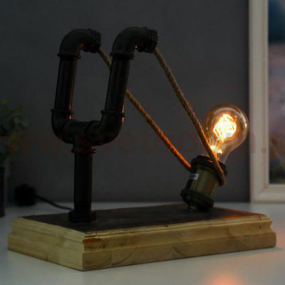 Настольная лампа 16608/1 E27 60Вт коричневый 32х20х28 см