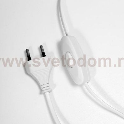 Настольная лампа Е27 60Вт бело-золотой 10х13,5х18 см