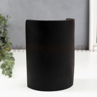 Настольная лампа Е27 60Вт черно-золотой 10х13,5х18 см