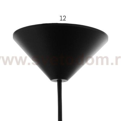 Светильник 1976/1BR E27 60Вт бронза 10х10х10-90 см