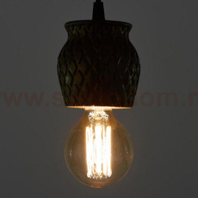 Светильник 1976/1BR E27 60Вт бронза 10х10х10-90 см