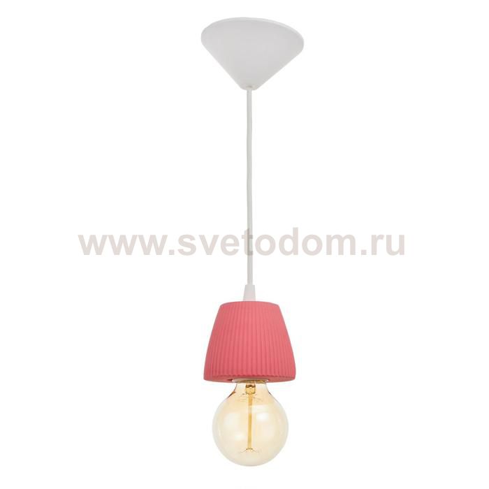 Светильник 1995/1RD E27 60Вт красный 10х10х10-60 см