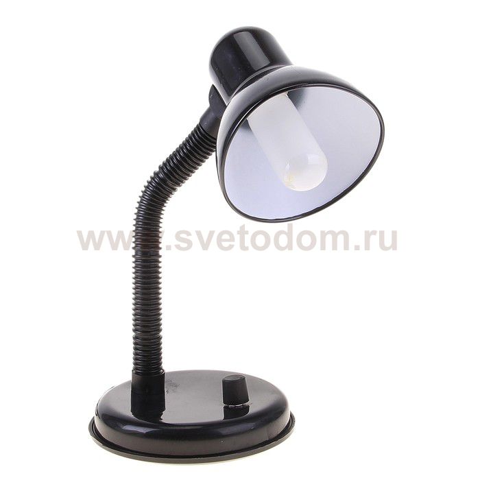 Лампа настольная Е27, светорегулятор (220В) черная (203А)