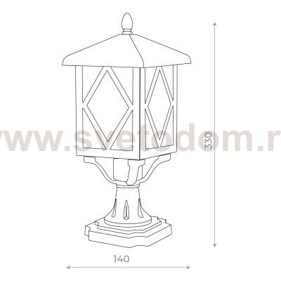 Светильник уличный подвесной St luce SL084.403.01 LORNE