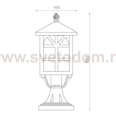 Светильник уличный наземный St luce SL084.405.01 LORNE