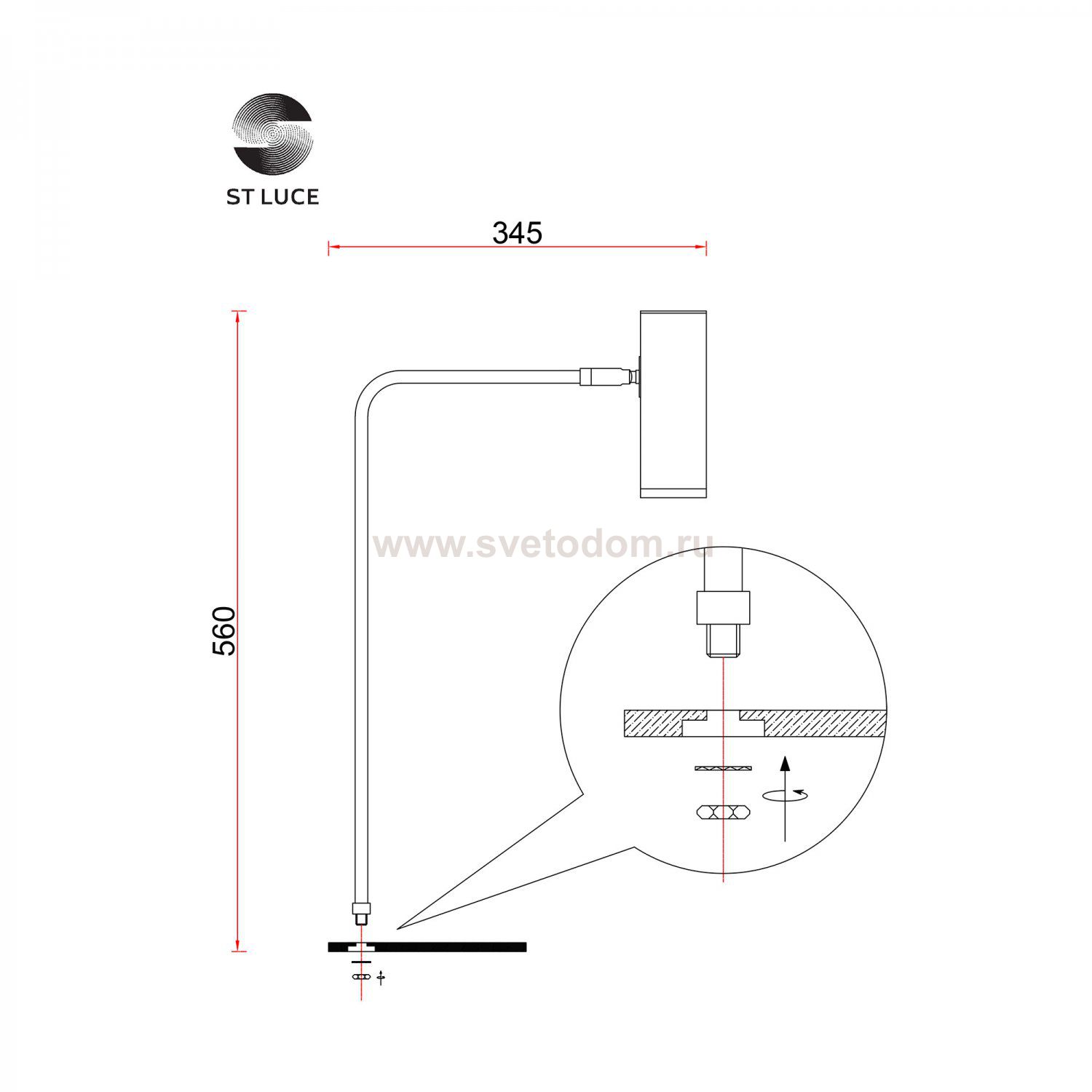 Светильник  светодиодный St luce SL1006.404.01 ARPER