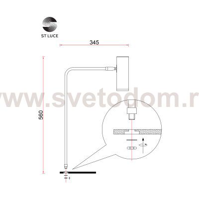 Светильник  светодиодный St luce SL1006.404.01 ARPER