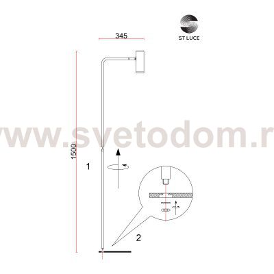 Светильник  светодиодный St luce SL1006.405.01 ARPER