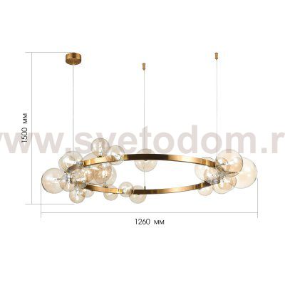 Светильник подвесной St luce SL1165.303.24 NECTON