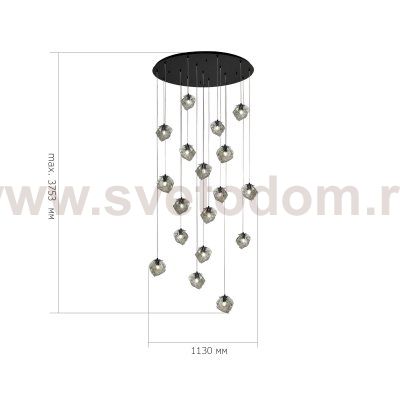 Светильник  с лампой накаливания St luce SL1175.403.18 PORTICI
