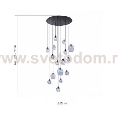 Люстра подвесная St luce SL1188.403.16 IDESIA