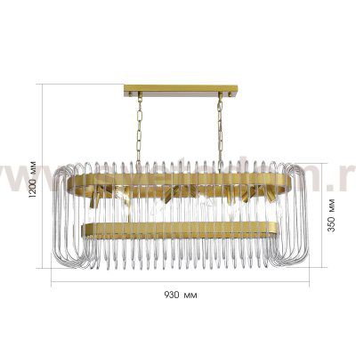 Люстра подвесная St luce SL1228.203.08 GROSSETO