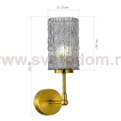Светильник  с лампой накаливания St luce SL1240.301.01 GACCIOLO