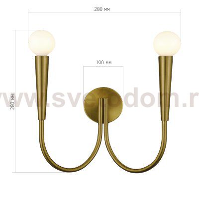 Светильник  с лампой накаливания St luce SL1243.301.02 DUTCHESS
