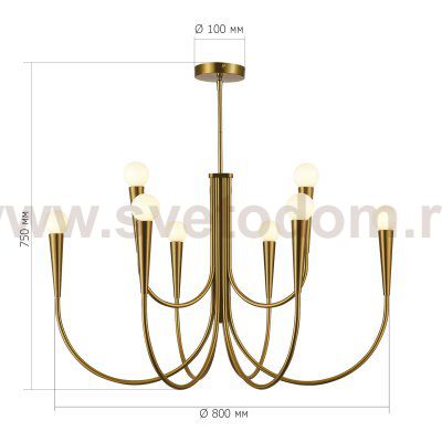 Светильник  с лампой накаливания St luce SL1243.303.09 DUTCHESS