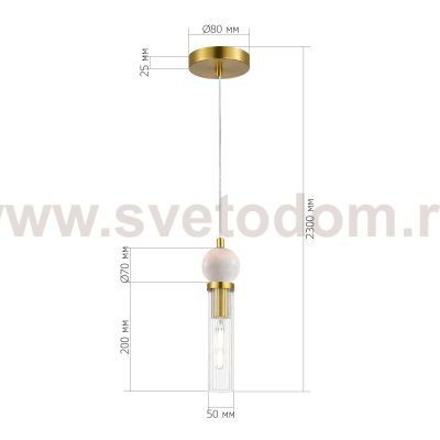 Светильник  с лампой накаливания St luce SL1244.303.01 MEDEA