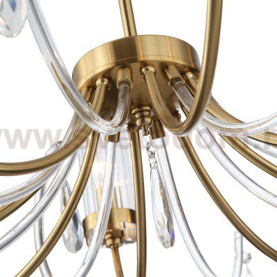 SL1400.303.06 Люстра подвесная ST-Luce Латунь/Латунь, Прозрачный E14 6*40W ILLUMIA