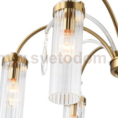 SL1401.303.06 Люстра подвесная ST-Luce Латунь/Латунь, Прозрачный E14 6*40W Luminera