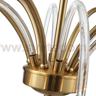 SL1401.303.08 Люстра подвесная ST-Luce Латунь/Латунь, Прозрачный E14 8*40W Luminera