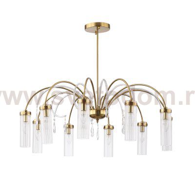 SL1401.303.10 Люстра подвесная ST-Luce Латунь/Латунь, Прозрачный E14 10*40W Luminera
