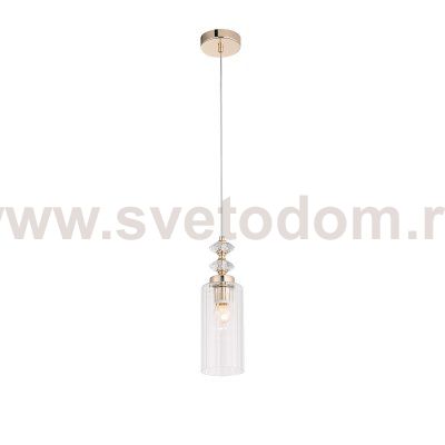 SL1402.203.01 Светильник подвесной ST-Luce Латунь/Латунь, Прозрачный E14*1 40W Elegra